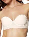 Pepper Strapless Bras | MVP Multiway Strapless, Underwire Bra, Comfy Bra with Convertible Straps (30A-40B), White Smoke, 30B