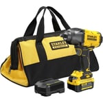 Boulonneuse à chocs - STANLEY FATMAX V20 - SFMCF940M1-QW - 1/2" Brushless 950 Nm - Lithium 18V - 1 Batterie 4Ah