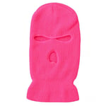 Neon Pink Balaklava Ski maski Sadehattu pinkki