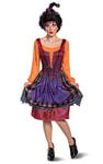 DISGUISE 15189F Disney Hocus Pocus Mary Classic Adult Costume, Red & Orange, XL (18-20)