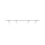 Paulmann 96898 Blossom URail basic set G9 max. 4x10W dimmable 230V chrome matt, chrome, satin rail system – choose any lamp