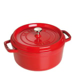 Staub - La Cocotte rund gryte 26 cm 5,2L rød