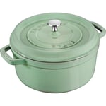 3272340053672 Staub Round Cast Iron Pot - 2.6 ltr, Mint 