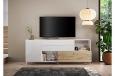 Monaco Tv-bänk 241x42 cm - Mässing TV bänk & mediabänk