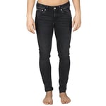 Hurley Femme W Bianca Skiny Oceancare en Jean Pantalons d contract s, Noir, 40 EU