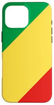 Coque pour iPhone 16 Pro Max Drapeau de la République du Congo Proud Patriot Souvenir Fan