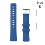 Watch Band Silicone Wrist Strap Blue S