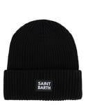 MC2 Saint Barth bonnet homme BRR0002-01432G laine Black Nero chapeau béret