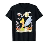 Disney Peter Pan Tinker Bell Never Land Flowers and Flight T-Shirt