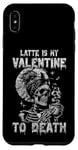 Coque pour iPhone XS Max Funny Skeleton Latte est ma Saint-Valentin à mort Saint