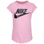 Nike Futura Sport Splash Tee, T-Shirt à Manches Courtes pour Fille avec Logo pailleté (36F269-023)