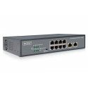 Digitus 8 Port Fast Ethernet Poe Switch, 19 Inch, Unmanaged, 2 Uplink