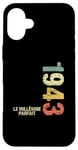 Coque pour iPhone 16 Plus 82ème Anniversaire 82 Ans Rétro 1943 Le Millésime 1943