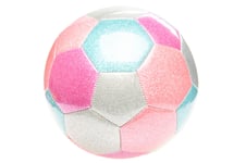 Fodbold - Glimmer Pink/Sølv, Str. 5