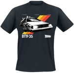 Back to the Future DeLorean T-Shirt black