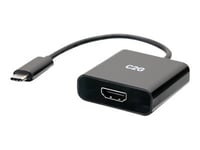 C2g 4K Usb C To Hdmi Adapter - 4K 60Hz - Videokort - 24 Pin Usb-C Hane Till Hdmi Hona - Svart - Stöd För 4K