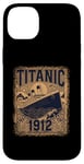 Coque pour iPhone 14 Plus Poster vintage Titanic 1912 – Souvenir emblématique du bateau de croisière