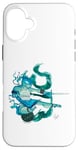 Coque pour iPhone 16 Plus TMNT x Lily Stock Collection Leonardo Watercolor Art