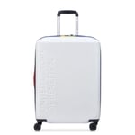 DELSEY PARIS x United Colors of Benetton - United - Valise soute Rigide 65 cm x 46 cm x 27 cm - 68 L - L - Blanc