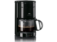 Braun KF 47/1 BK, Kaffebrygger (drypp), Malt kaffe, 1000 W, Sort