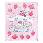 Northwest Sanrio Cinnamoroll Silk Touch Throw Blanket, 50" x 60", Sweet as Strawberries