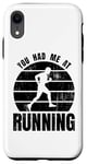 Coque pour iPhone XR Passionné de course à pied Triathlète Marathon