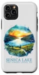 iPhone 11 Pro Seneca Lake Sunset Vineyard Finger Lakes NY Nostalgic Art Case