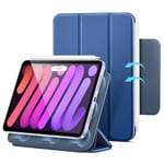 ESR for iPad mini 7 A17 Pro Case, iPad mini 7th/6th Generation 8.3'' Case (2024/2021), Slim, Trifold Two-Way Stand, Powerful Magnetic Attachment, Durable Protection, Supports Pencil Pro/USB-C, Blue