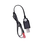 (Black)USB Charging Cable For 1573 Electric Toy Remote Control Alloy Engine RE