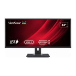 Viewsonic 34 Inch Ultra-Wide Docking 60Hz 5ms Freesync Monitor With Speakers