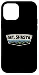 Coque pour iPhone 12 mini Bouclier du mont Shasta California - Mont Shasta CA