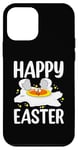 Coque pour iPhone 12 mini Funny Eggs Food Pun I Happy Easter