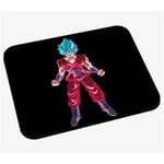 Tapis de souris Dragon ball super son goku super saiyan s'énerve cheveux