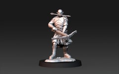 blood handed captain and crossbow Compatible as Middle Earth Uruk Hai Captain