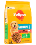 PEDIGREE ADULT OKSE&GRÖNT 7KG