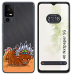 Housse En Silicone Transparent Pour TCL 40 NXTPAPER 5G Design Buffle Dessins