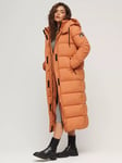 Superdry Ripstop Longline Padded Coat, Caramel