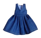 MMI-LX LYRONG 1 Pce Barbie Cute Student Clothes Clothing Accessories Girls Toys ( Color : 1pcs dress , Size : For ob27 )