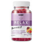 Weider Relax Gummies (40 Gums) Citrus Punch Flavour. Gummies with L-Theanine, L-Tryptophan, Passionflower and Lemon Balm extracts, Vitamin B6. Facilitates Relaxation. No Added Sugars, Gluten-Free.