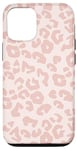 iPhone 15 Pastel Pink Leopard Print light pink Leopard Cheetah Animal Case