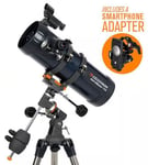 Celestron AstroMaster 114EQ Telescope + NexYZ Smartphone Adapter Kit #31044 (UK)