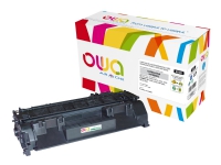 OWA - Svart - kompatibel - återanvänd - tonerkassett (alternativ för: HP CE505A) - för HP LaserJet P2035, P2035n, P2055, P2055d, P2055dn, P2055x