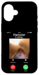 iPhone 16 dank meme hamster staring front camera hamster calling Case