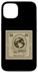 Coque pour iPhone 13 Collectionneurs de timbres amusants Philatélie All World pour homme