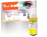 PEACH Patrone Epson CISS 104  yellow T00P440