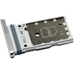 Tiroir Carte SIM pour Samsung Galaxy S21 FE (SM-G990B, SM-G990B-DS), Piece de Remplacement Original, Blanc