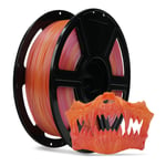 Filament PLA haute vitesse de 1,75 mm,500 mm/s,impression haute vitesse,filament rapide pour imprimante 3D,résistant et haut débit pour une impression rapide,1 kg (dégradé multicolore,(Q343)