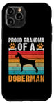 Coque pour iPhone 11 Pro Fière grand-mère d'une grand-mère Doberman