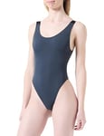 Calvin Klein SCOOP BACK ONE PIECE Maillot de bain dos nu Femme, Bleu (India Ink), S