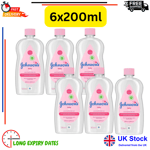 Johnson's Baby Oil 6x200ml Full Case